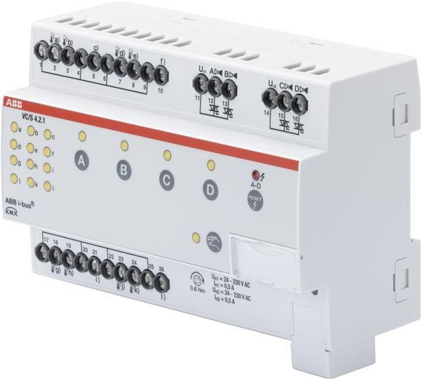 Контроллер VC/S4.2.1 управления приводами клапанов 4-кан. ABB 2CDG110217R0011