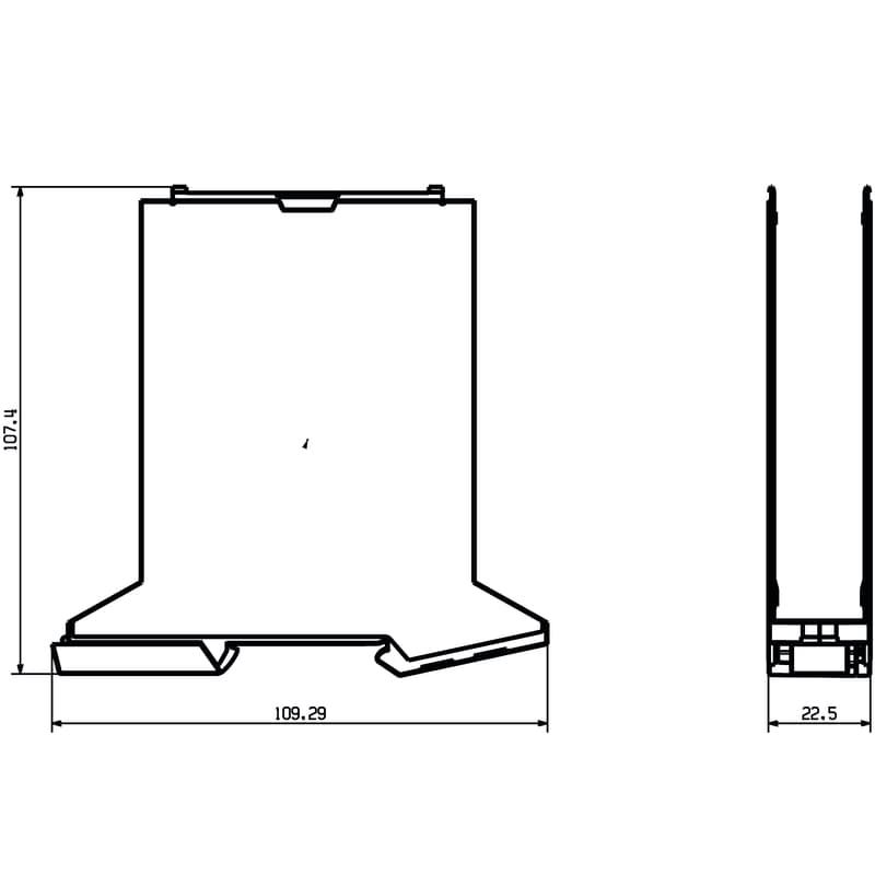 Пустой корпус для электронн CH20M22 B FE AGY/BK 3747 1472800000