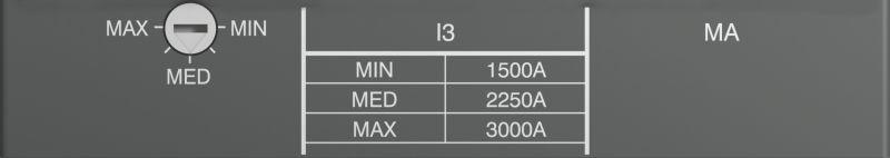 Расцепитель защиты MA 125 Im=625...1250 XT4 3p ABB 1SDA067495R1