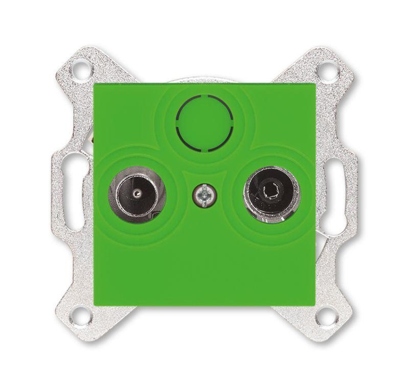 Розетка TV-R Levit оконечная зел. ABB 2CHH083503A6067