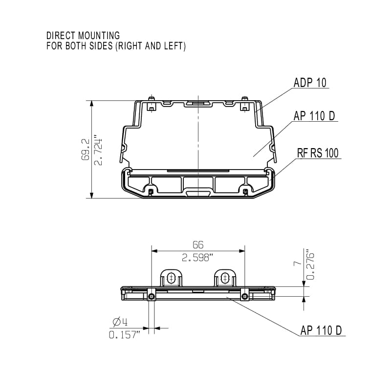 Корпуса для электроники AP 110 D OR 1185360000