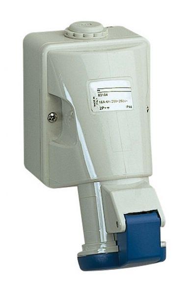 Розетка настенная 32А 220В 2P+E винт. клеммы IP44 SchE 83116