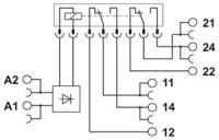 Модуль релейный PLC-RPT-230UC/21-21 Phoenix Contact 2900336