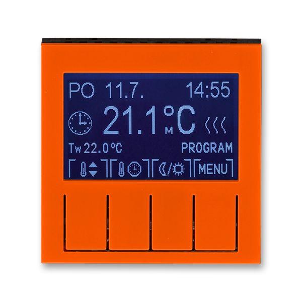 Терморегулятор Levit универсальный программируемый оранж./дым. черн. ABB 2CHH911031A4066