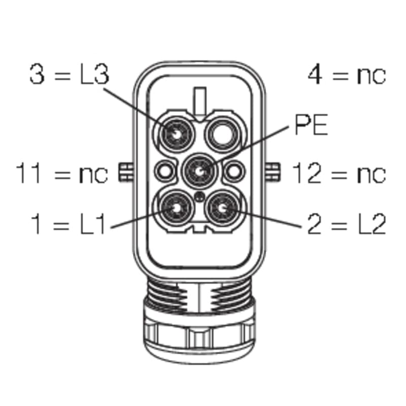 Ready-made power line FPL 4G2.5/PD/Q4KW/2+5 8000005230