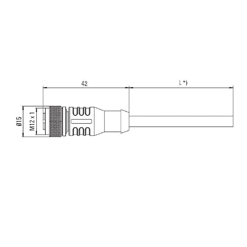 Круглые соед. разъемы|Прово SAIL-M12BG-8-0.6U 1865870060