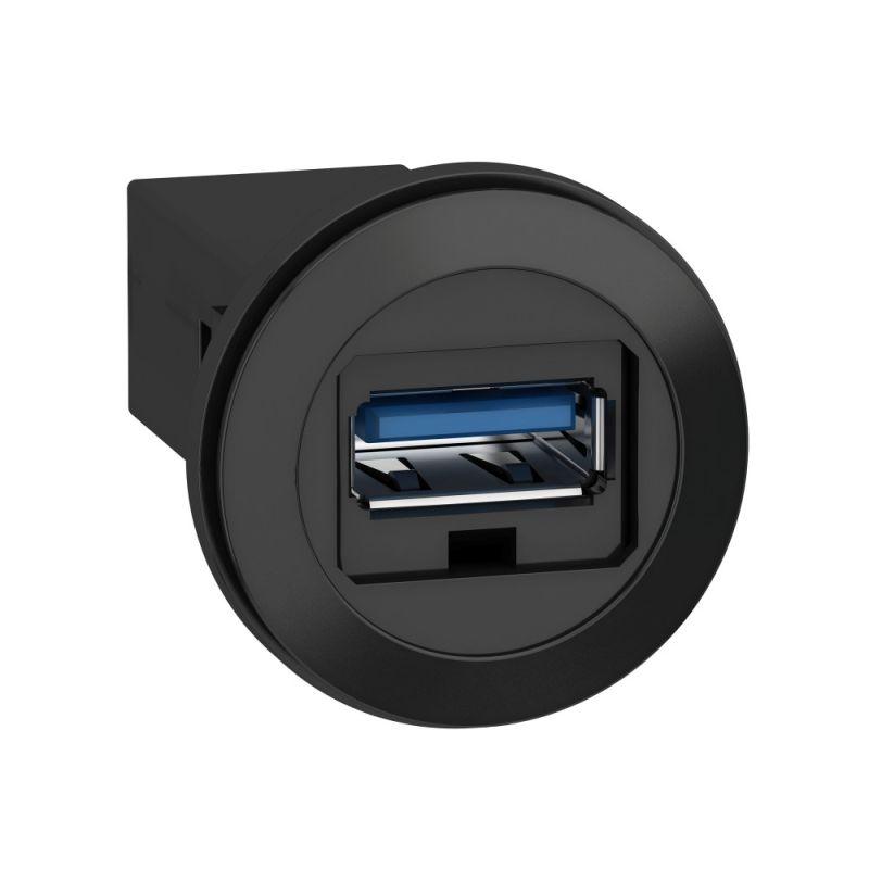 Разъем USB в панель для отв. 22мм SchE XB5PUSB3