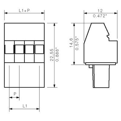Штекерный соединитель печат BL 3.50/05/270 SN BK BX 1639730000