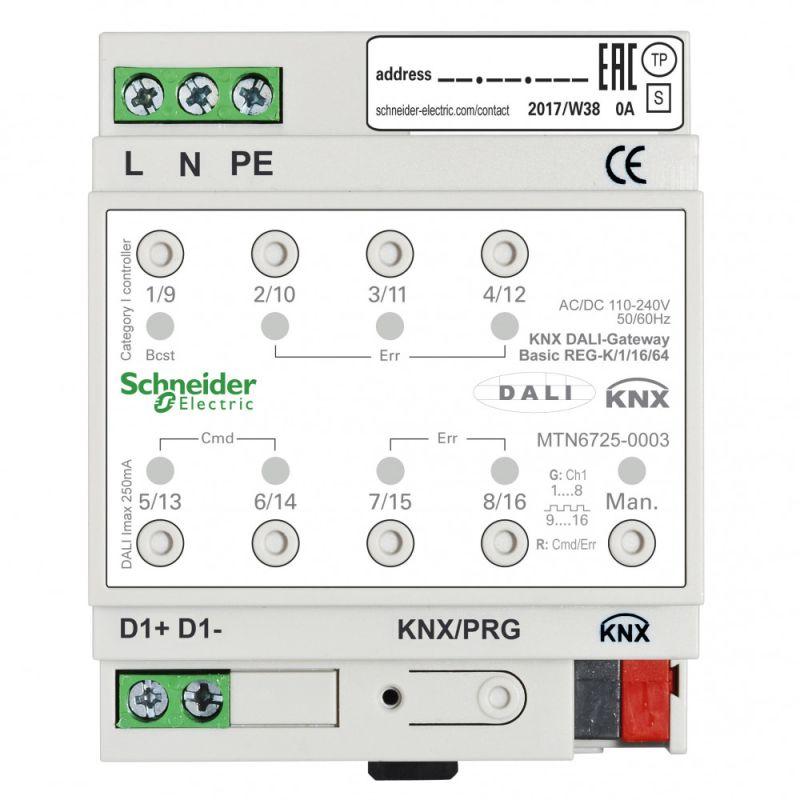 Шлюз KNX DALI Basic/1/16/64 SchE MTN6725-0003