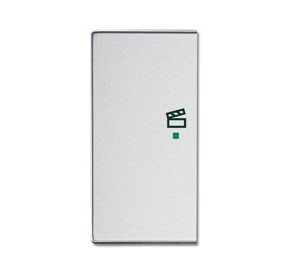Клавиша двойная лев. сцена сер.алюм. ABB 2CKA006220A0162