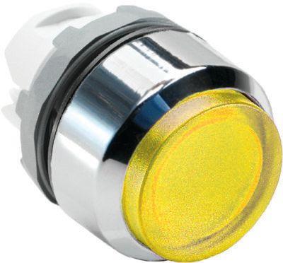 Кнопка MP4-21Y выступающая с подсветкой с фикс. желт. (только корпус) ABB 1SFA611103R2103
