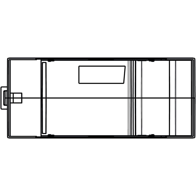 Пустой корпус для электронн CH20M45 B BUS BK/OR 1177020000