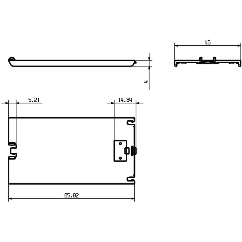 Корпуса для электроники CH20M45 C TP 8089 1104440000