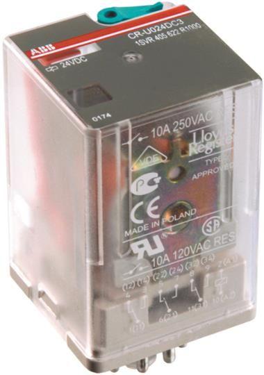 Реле CR-U024AC2 24B AC 2ПК (12A) ABB 1SVR405621R0000