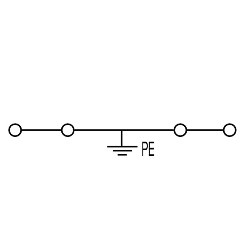 Клемма с заземлением ZPE 2.5/4AN 1608660000
