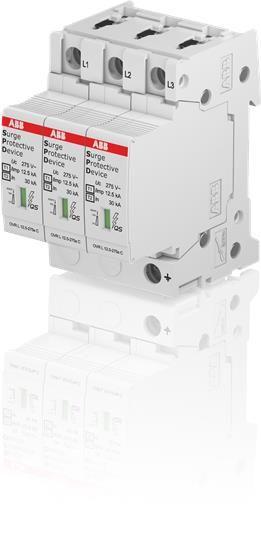 Устройство защиты от импульсных перенапр. (УЗИП) OVR T1-T2 3L 12.5-275s P QS ABB 2CTB815710R1800