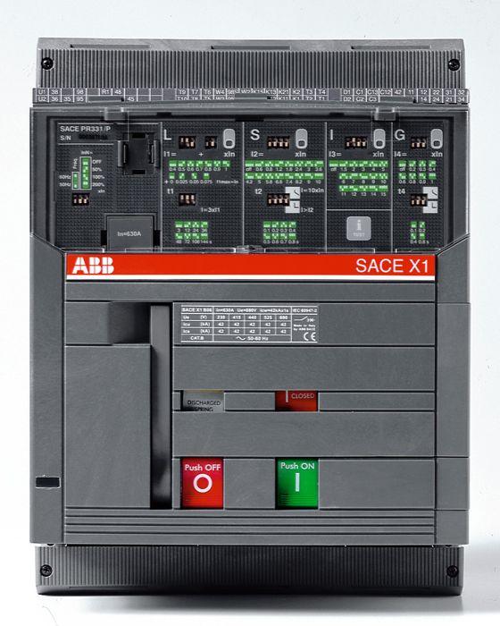 Выключатель автоматический 3п X1N 1000 PR331/P LI In=1000А 3p W MP выкатн. ABB 1SDA062407R1