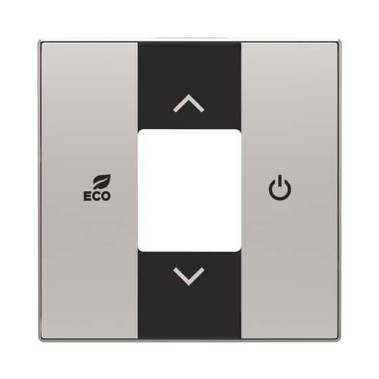 Накладка терморегулятора CP-RTC-85PL free@home SKY серебр. ABB 2CLA854060A1301