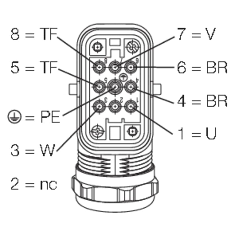 Ready-made power line FPL 4G1.5C4/Q8MG/5 8000005243