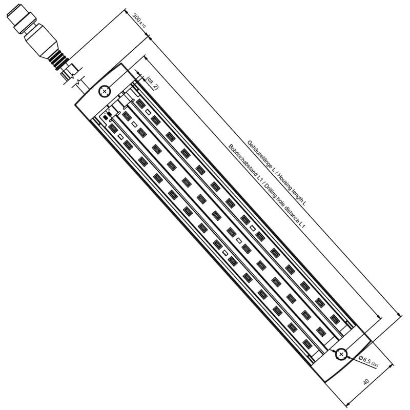 Indication- and signal lamp WIL-350-W-M12G-0.3U-S 2535810000
