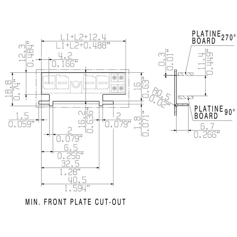 Штекерный соединитель печат BVF 7.62HP/04/180MSF4 BCF/04 SN BK BX SO 2506320000