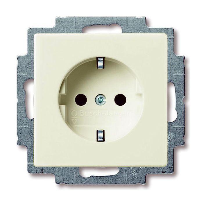 Механизм розетки 1-м Basic защ. шторки сл. кость ABB 2CKA002013A5279