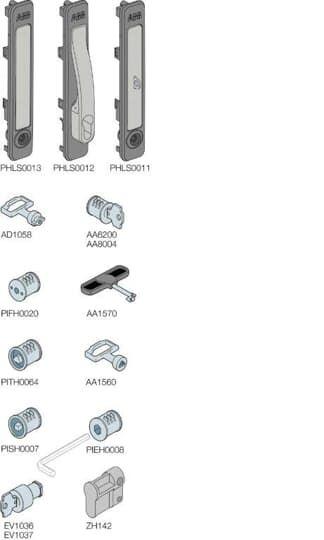 Цилиндр типа Ronis 1242 + ключ ABB 1STQ008125A0000