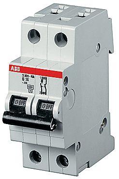 Выключатель автоматический модульный 2п (1P+N) D 3А 10кА S201P D3NA ABB 2CDS281103R0031