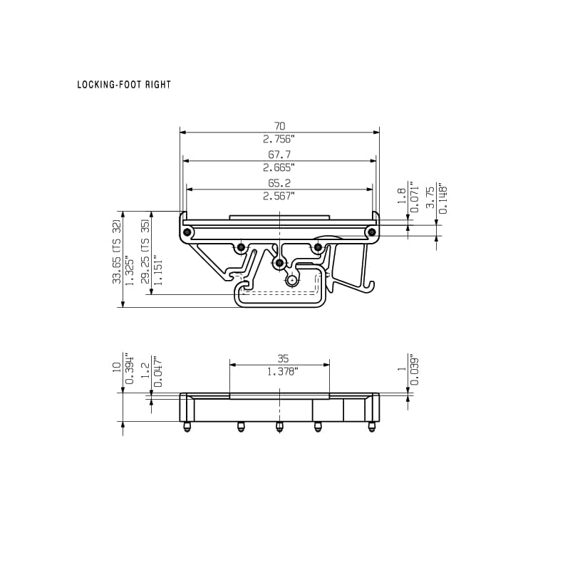 Перемычка RF RS 70 RE/A4/O.BEZ OR 0126260000