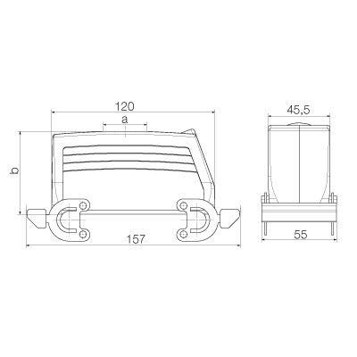 Корпус HDC 24B TOBO 1M32G 1787830000