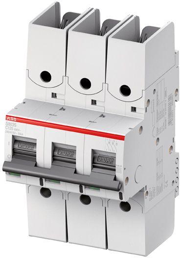 Выключатель автоматический модульный 3п C 100А 50кА S803S-C100-R ABB 2CCS863002R0824