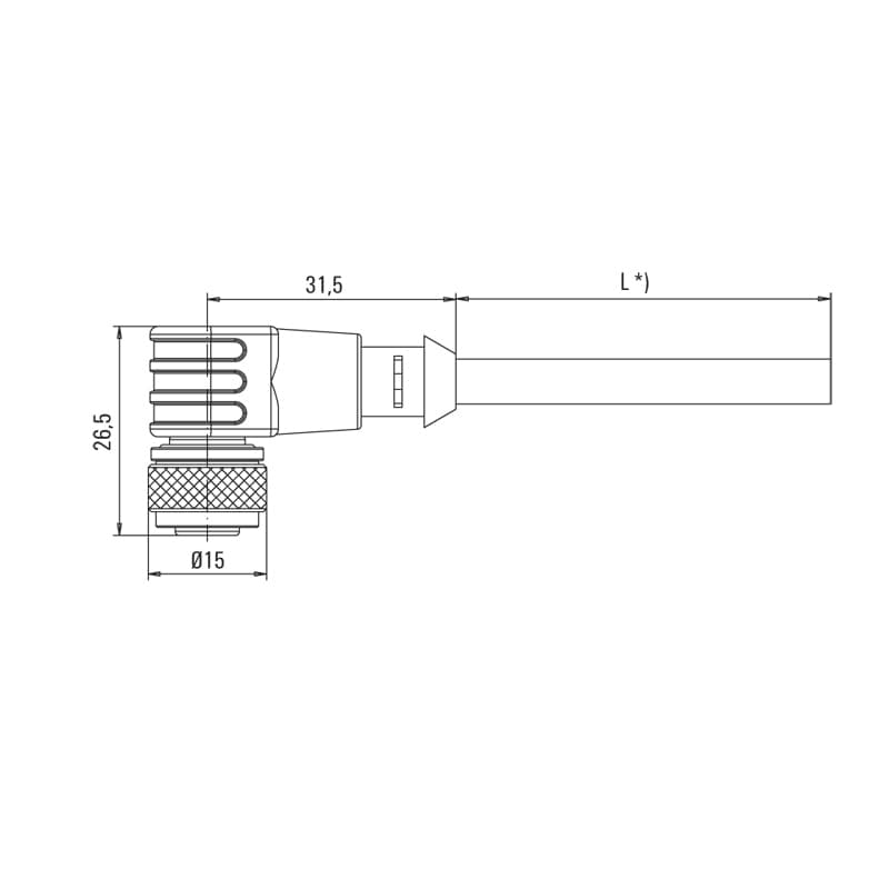 Круглые соед. разъемы|Прово SAIL-M12GM12W-8-1.5U 1279450150