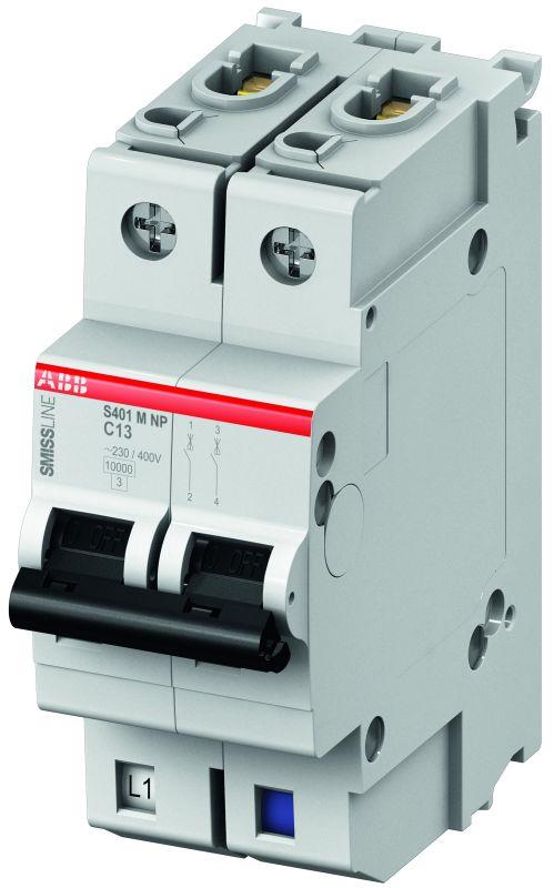 Выключатель автоматический модульный 1п D 13А 6кА S401M-D13NP ABB 2CCS571103R8131