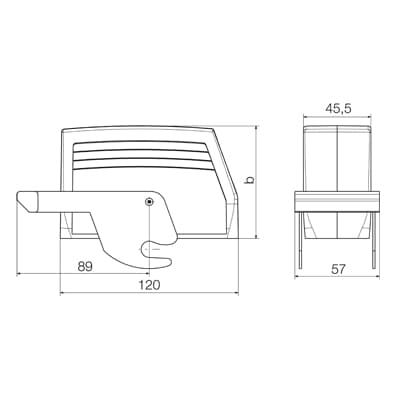 Корпус HDC 64D TSZO 1M40G 1904690000