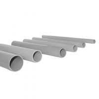 Труба ПВХ гладкая жесткая d40 сер. (дл.3м) EKF trg-40-3n
