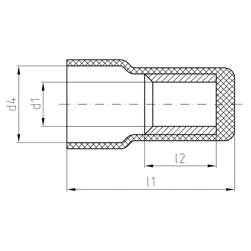 Lug, conductor sleeve, conn VEI/4-6 1491590000