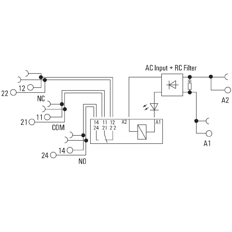 Реле безопасности TRS 230VAC RC 2CO 1123570000