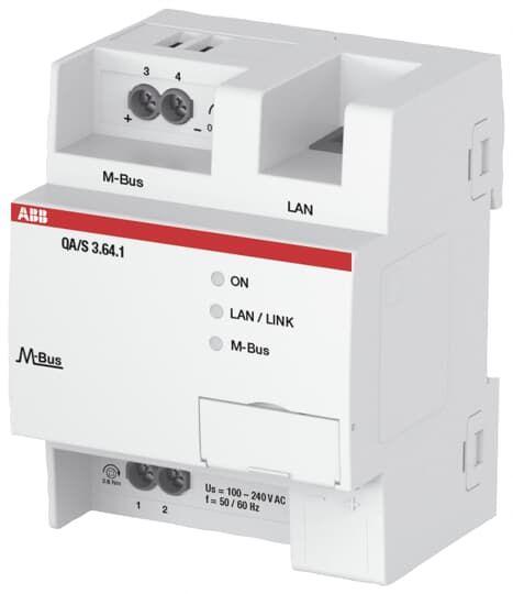 Модуль анализа QA/S3.64.1 энергопотребления M-Bus на 64 счетчика ABB 2CDG110227R0011
