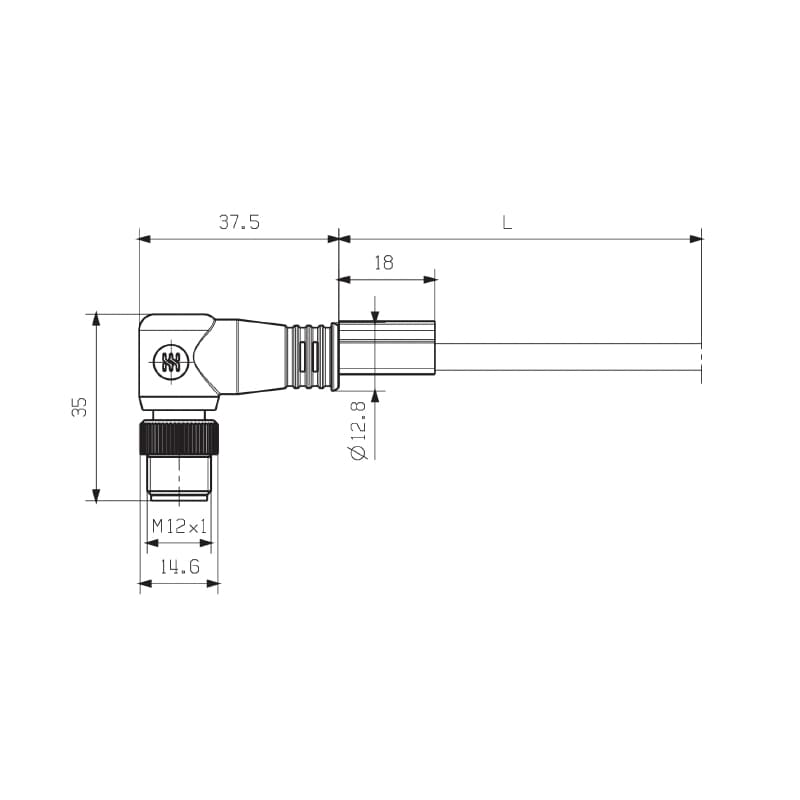 Шинный кабель FBC PA M12 MA-FM 10M 1075461000