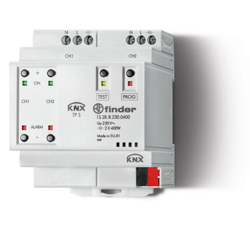 Диммер электронный 400Вт 230В 2 канала KNX AC FINDER 152K82300400