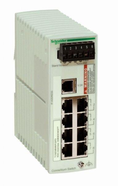 Коммутатор CONNEXIUM (MANAGED) 8TX бюджетный SchE TCSESB083F23F0