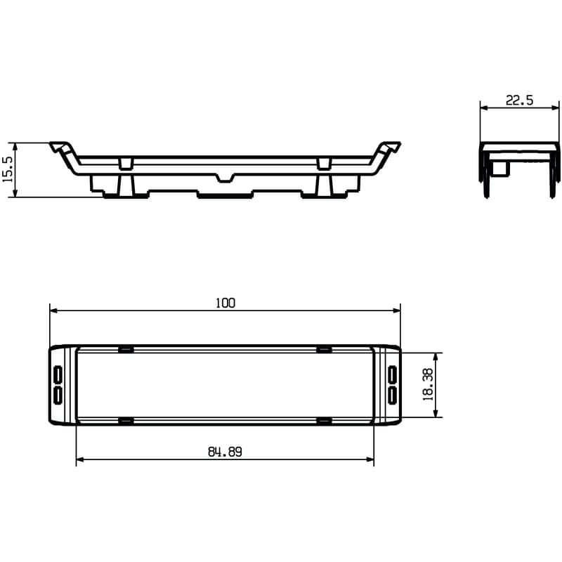 Корпуса для электроники CH20M22 FC RD 2014 1206880000