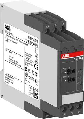 Реле контроля CM-PVS.31P без контр. нуля Umin/Umax=3х160-230В/220- 300B AC обрыв чередование tрег =0-30с 2ПК пруж. клеммы ABB 1SVR740794R1300