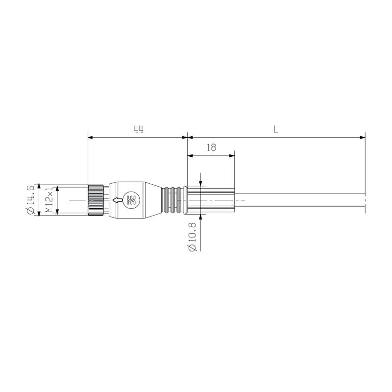 Круглые соед. разъемы|Прово SAIL-M12GM12G-4-30U 1906303000