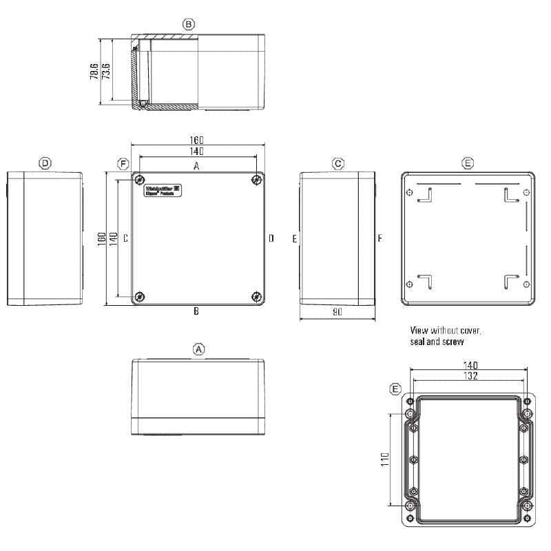 Корпус EXI KLIPPON POK 161609 1305890000