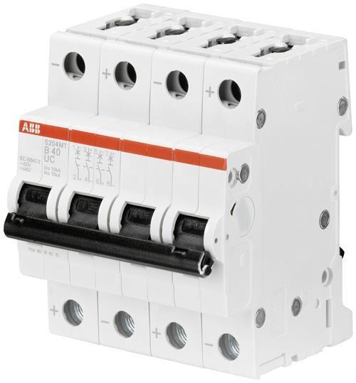 Выключатель автоматический модульный 4п C 1.6А 10кА S204MT-C1.6 ABB 2CDS274006R0974