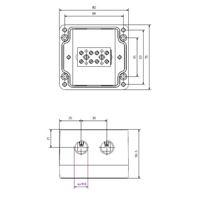 Корпус KLIPPON POK1 M16BCSS EX 8000004222