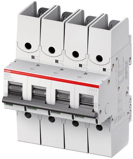Выключатель автоматический модульный 4п D 80А 50кА S804S-D80-R ABB 2CCS864002R0801