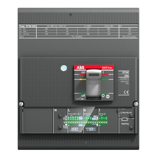Выключатель автоматический 3п XT4S 160 Ekip LSIG In=160А 3p F F ABB 1SDA068489R1