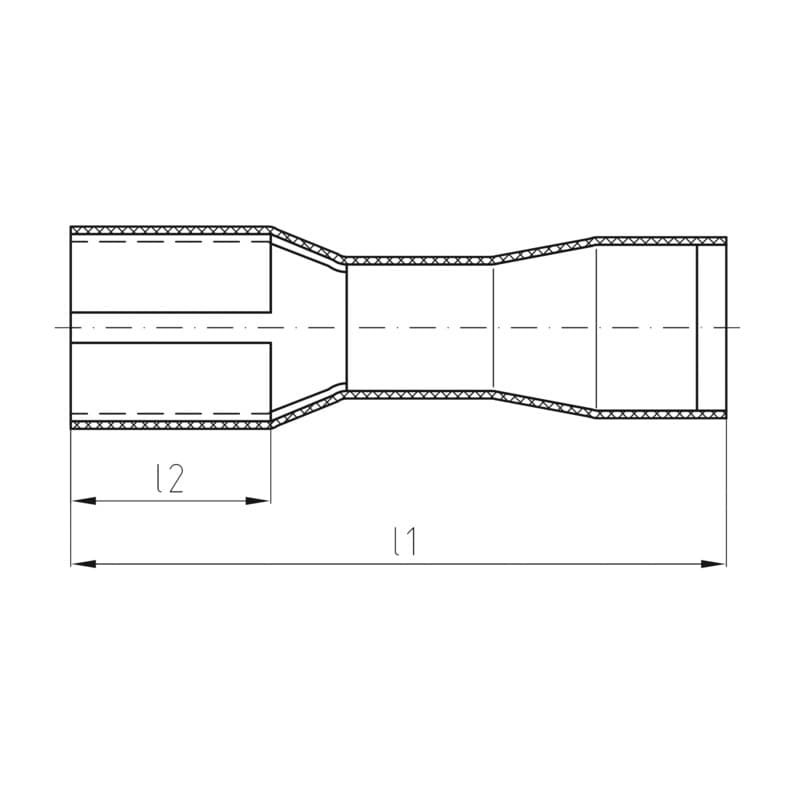 Lug, conductor sleeve, conn VFSKHV/0,5-1,0/638 1491910000